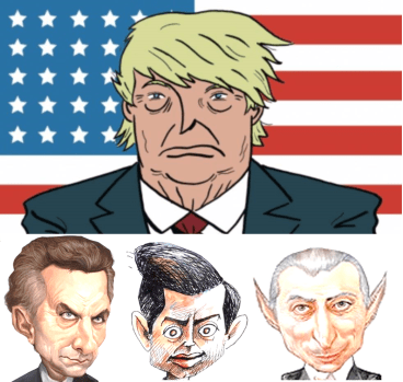 Imagen Trump Macri Peña Nieto Temer