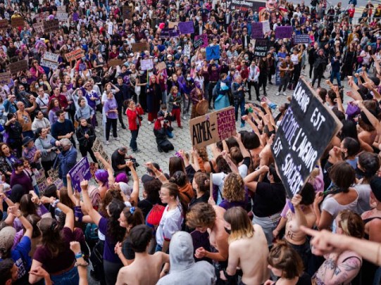 Manifestacion antirracista en junio en Suiza foto L'evenement syndical
