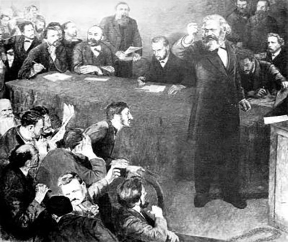 17a Marx en el congreso de la Haya