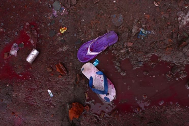 3-Taslima-Akhter-Detritus-of-a-Protest-slippers-of-garment-workers-tear-gas-shells-water-from-police-cannons-Dhaka-Bangladesh-30-June-2010.