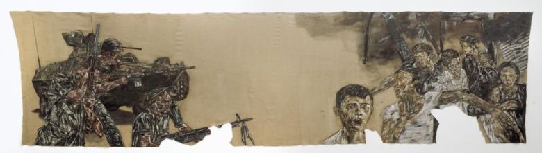 Vietnam II 1973 by Leon Golub 1922-2004