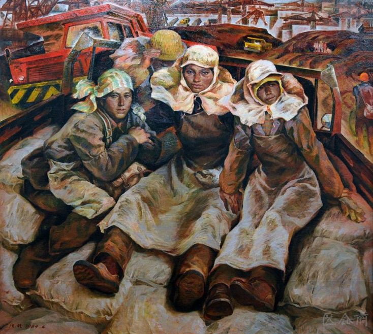 6-Tang-Xiaohe-and-Cheng-Li-China-Mother-on-the-Construction-Site-1984