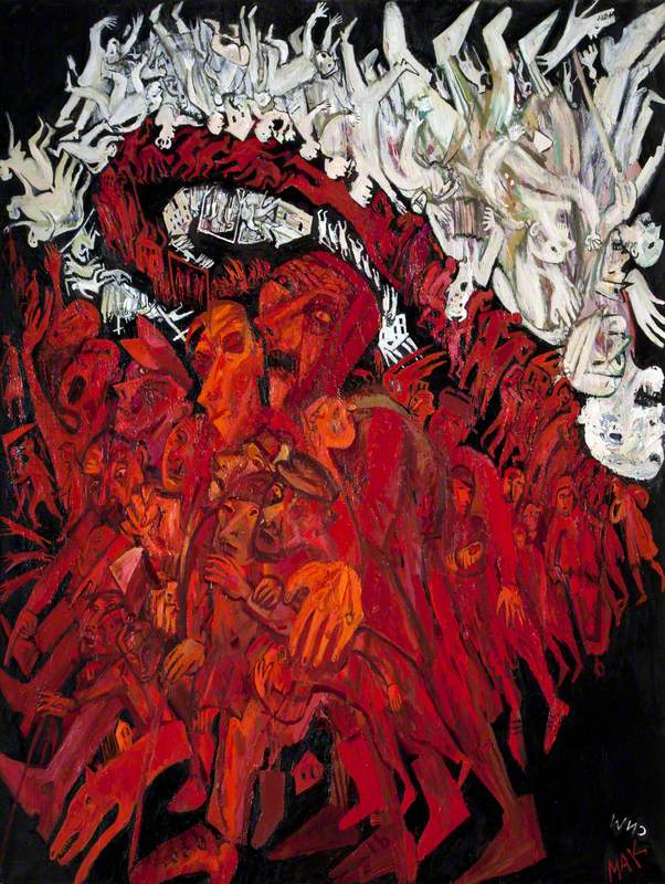 Kantor, Maxim, b.1957; Two Versions of History