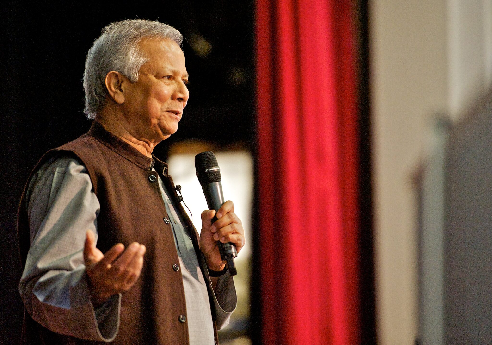 Professor Muhammad Yunus, Nobel Peace Prize winner visiting the
